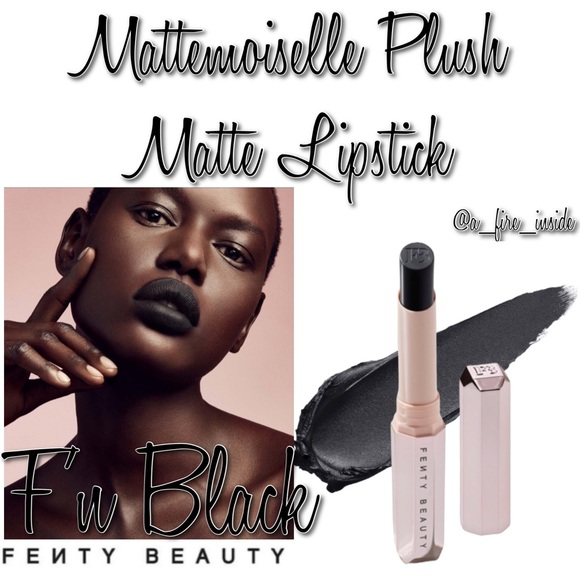 Fenty Beauty Makeup Fenty Mattemoiselle Plush Matte Lipstick Fn Black Poshmark